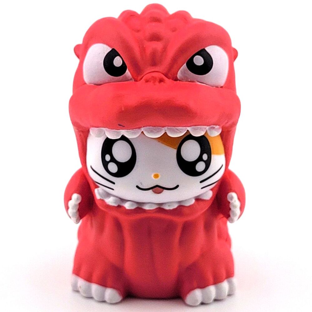Hamtaro - Bandai Godzilla x Hamtaro Narabundesu Red Mini Figure